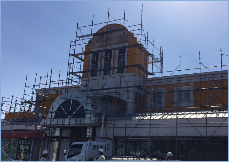 店舗足場イメージ