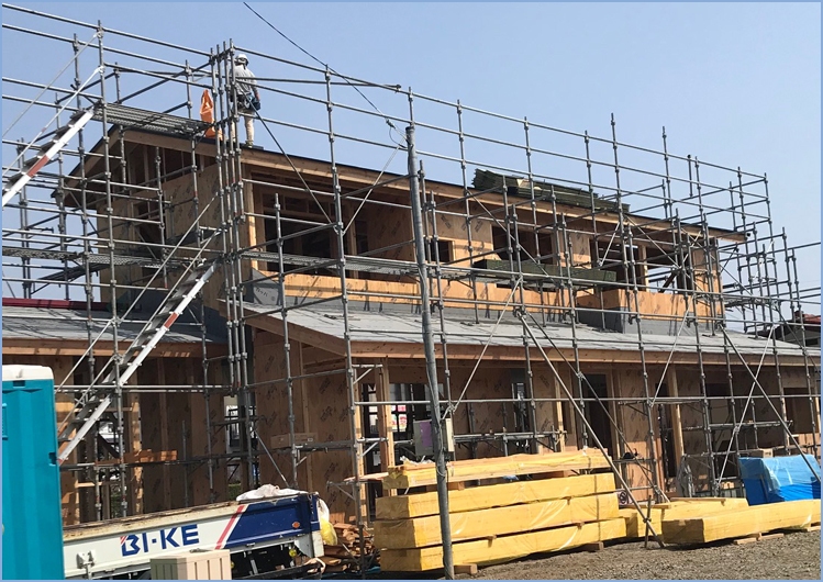 一般住宅用足場イメージ